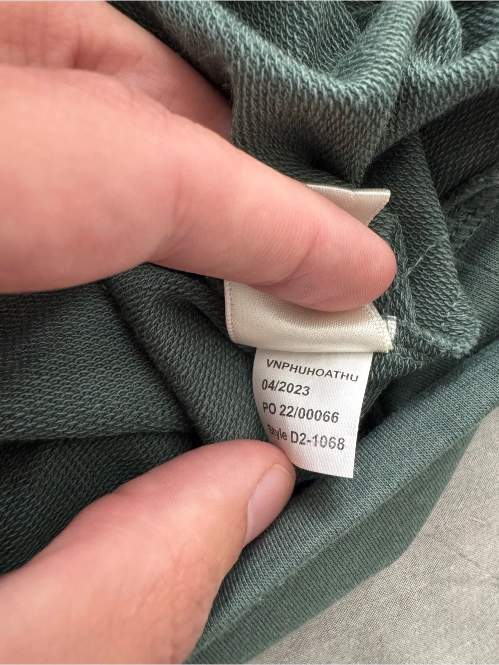 Duck Head Dunmore Performance Quarter Zip Pullover in Aspen Green Heather NWOT
